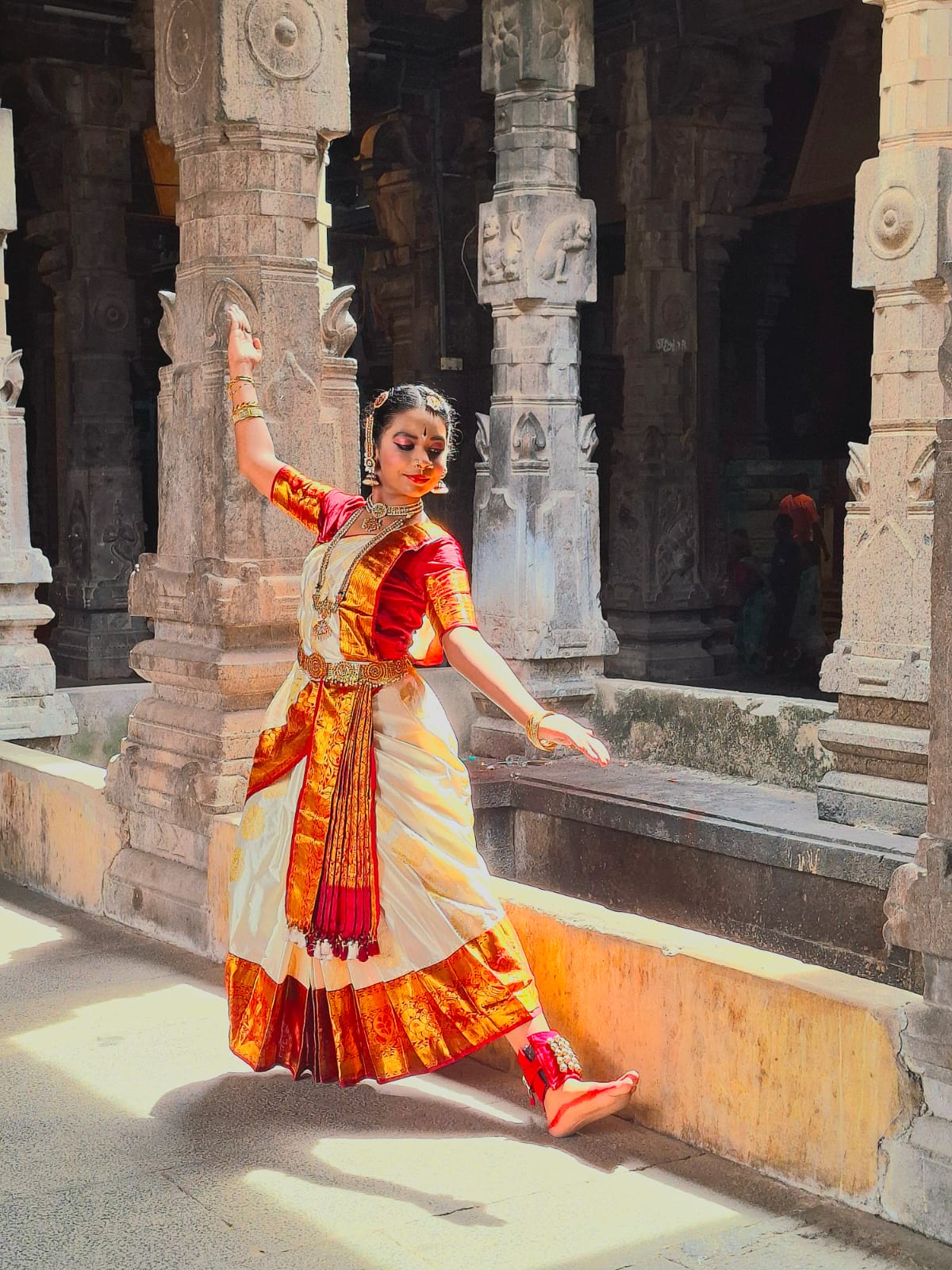 Kalakshetra Style - Classical Bharatanatyam Seated Posture